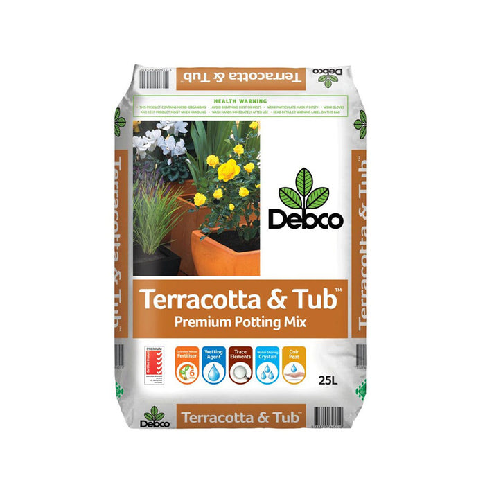 Terracotta & Tub Premium Potting Mix 25L